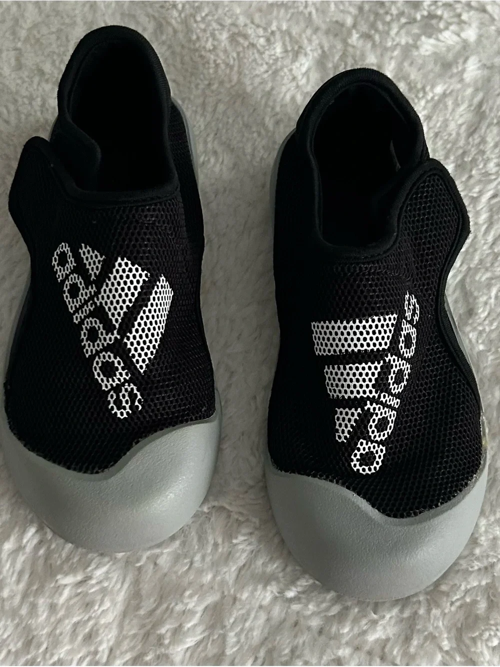 Adidas Kids Water Shoes Size 10K Black Slip On Swim Beach Shoes Toddler Boys